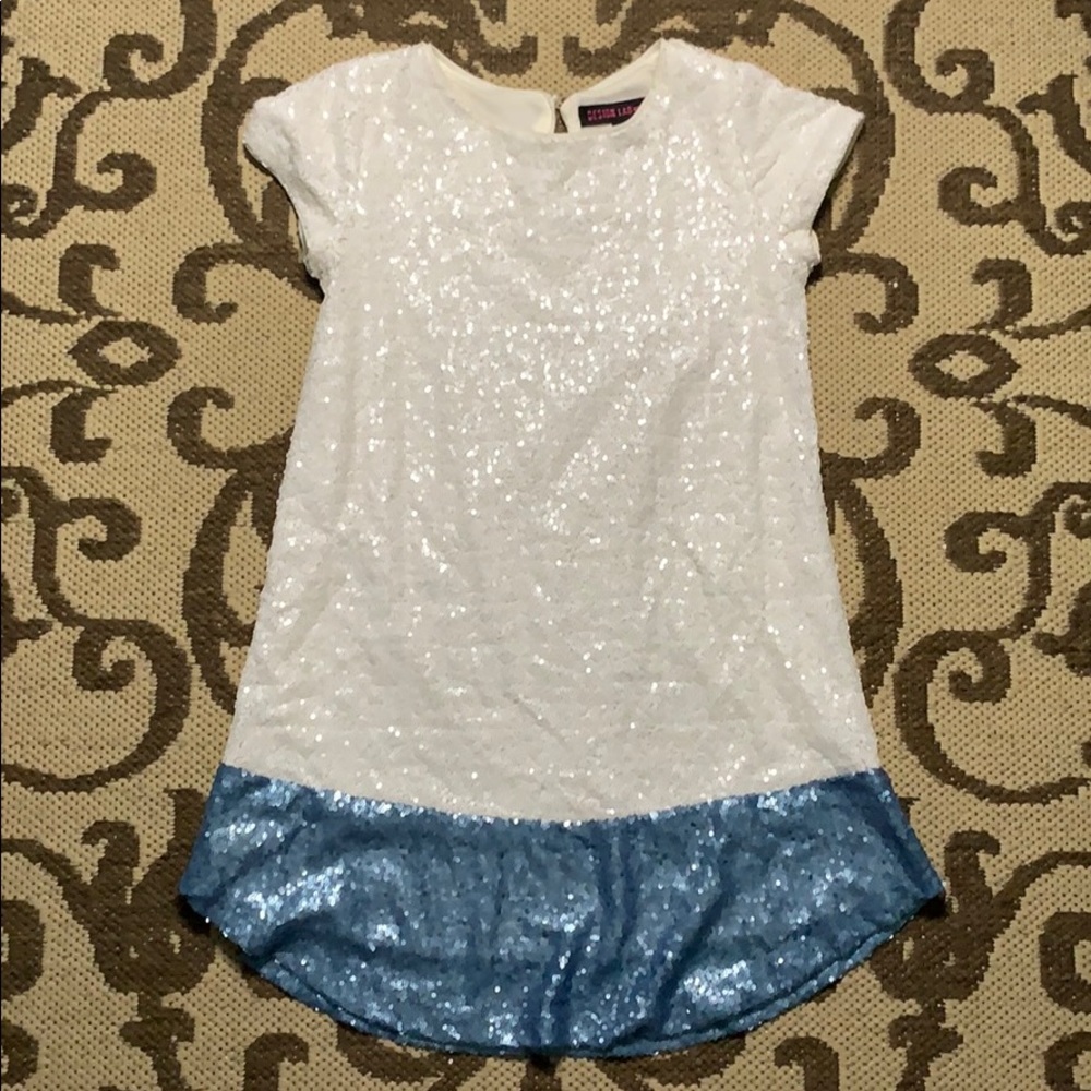 Design Lab Big Girl (10/L) Sequin Dress